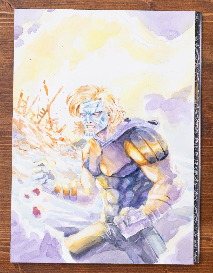 Watercolor Techniques for Comic Book Covers, Watercolor Techniques for  Comic Book Covers (tony_moy)