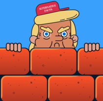 Duro Contra El Muro. A Design, Illustration, Animation, Game Design, and Graphic Design project by Sociedad Fantasma - 22.01.2016